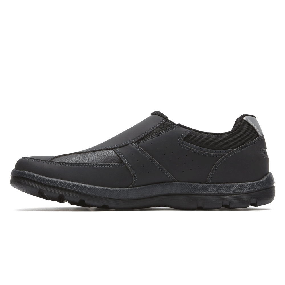 Rockport Slip-On For Mens Black - Get Your Kicks - CA2470816